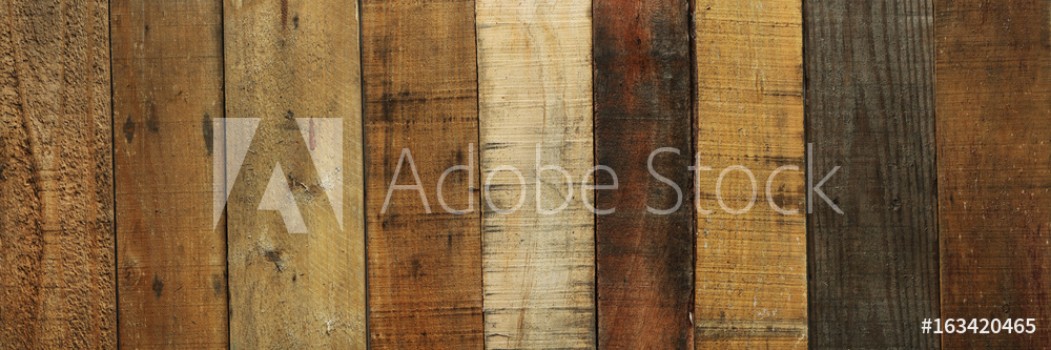 Picture of Old worn out wooden boards background